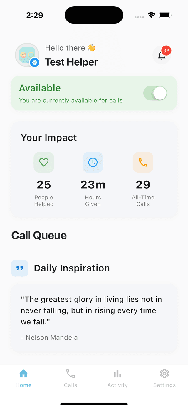 Moodia Helper Interface